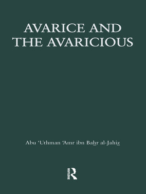 cover image of Avarice & the Avaricious